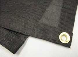 Woven Shade Cloth, 30% Black + (Tape & Grommets Every 18")