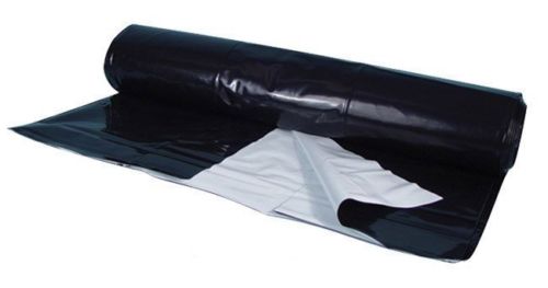 SunView™ BLACK/WHITE Tiger Greenhouse Plastic Film 6 Mil UV 3-4 Year 100% Light Blockage (E1909)