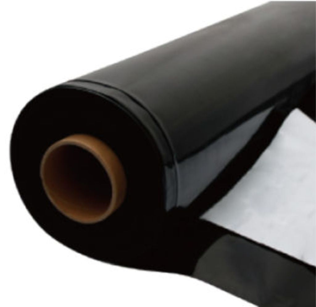 SunView™ BLACK/WHITE Tiger Greenhouse Plastic Film 6 Mil UV 3-4 Year 100% Light Blockage (E1909)